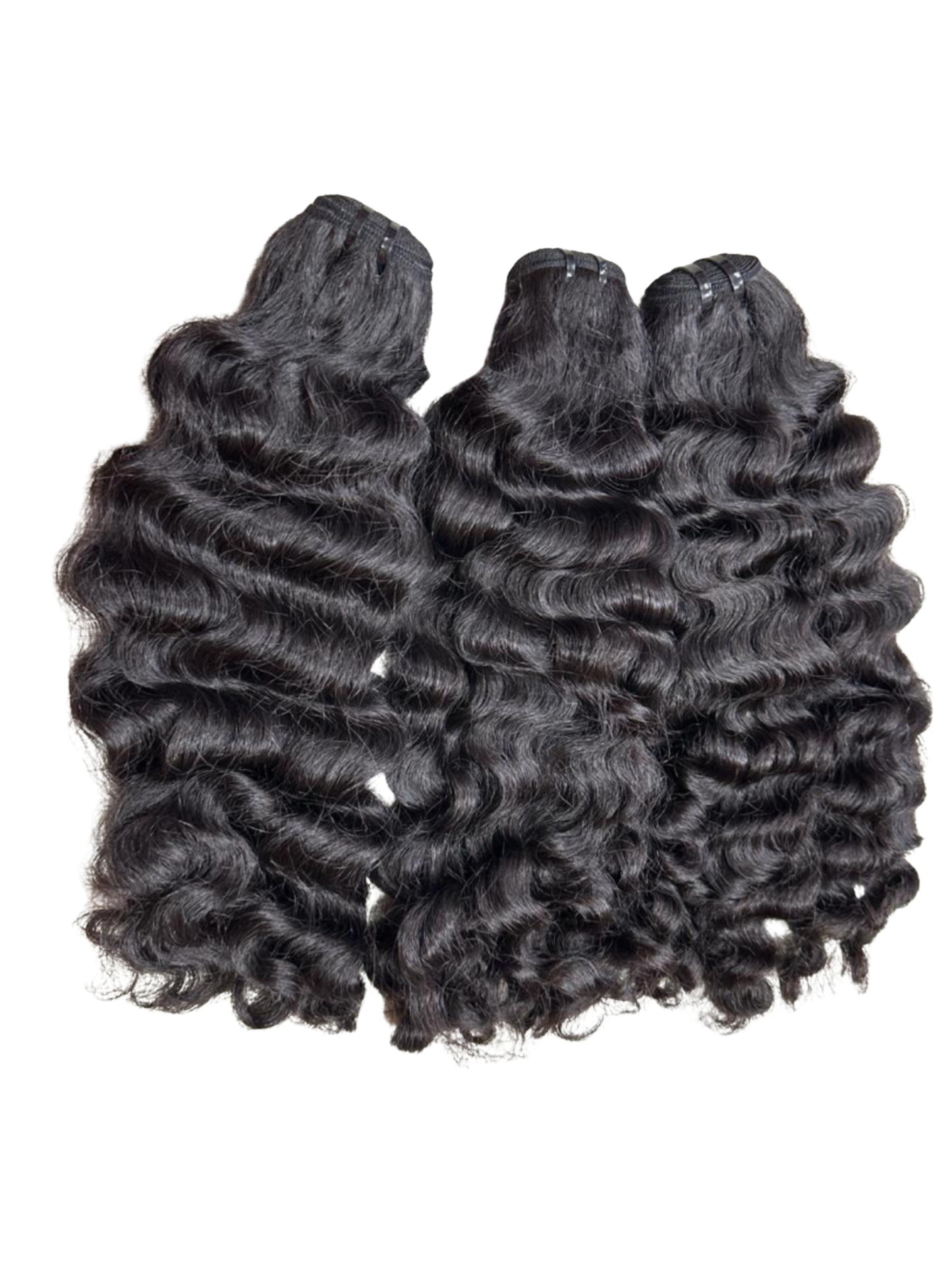 💎 LUXURY WAVY / CURLY WEFT HAIR (Per Bundle)
