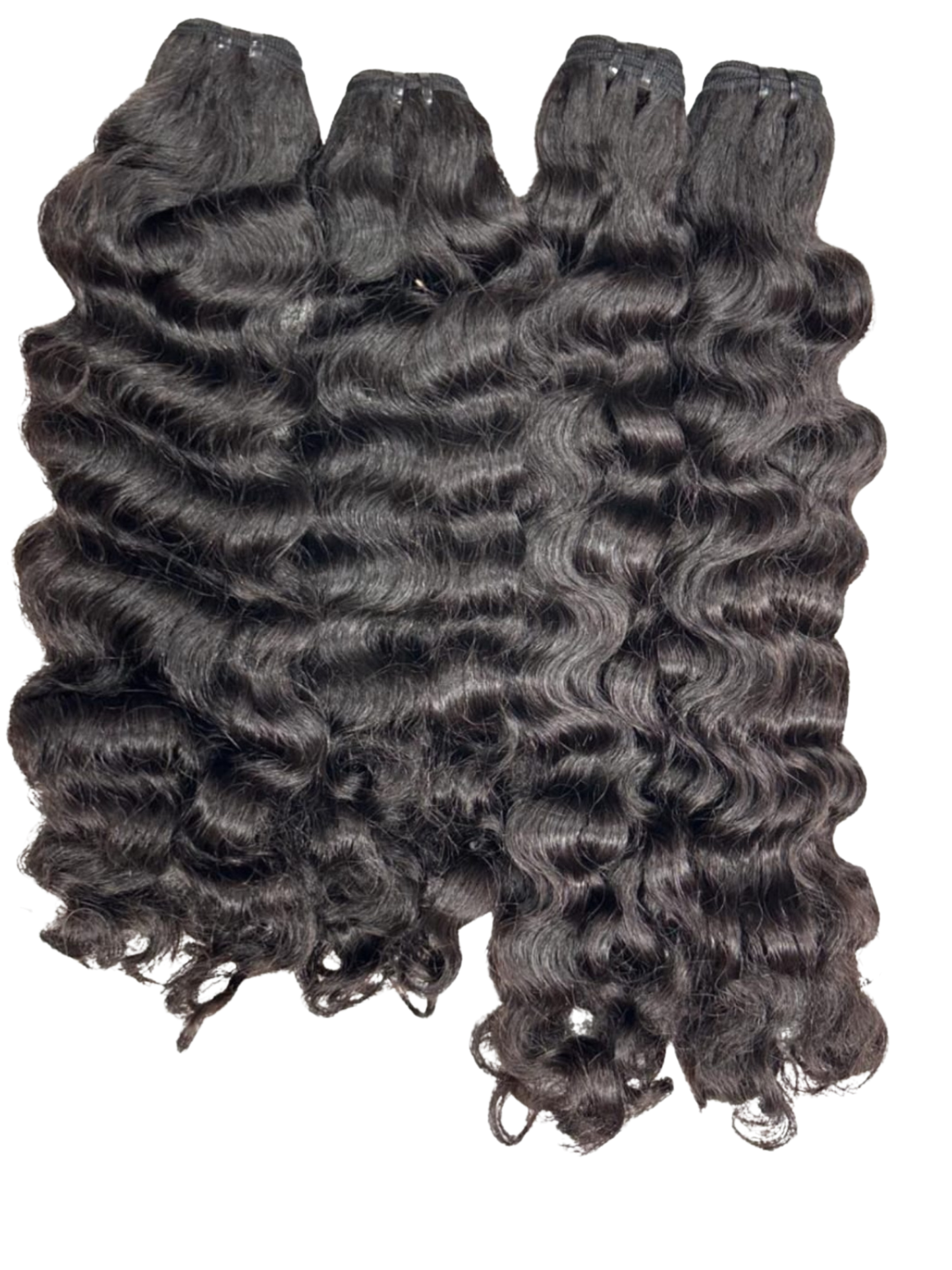 💎 LUXURY WAVY / CURLY WEFT HAIR (Per Bundle)